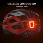 Наружное оборудование для верховой езды, велосипедный задний фонарь, шлем для дорожного велосипеда, подседельная труба с USB-зарядкой, предупреПредупреждение задний фонарь