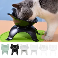 cat bowl pet dog cat slow feed anti choking protect spine water food bowl protection care bowl durable multifunctional bowl