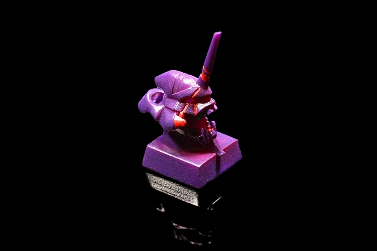 Смола 3D печать Evangelion ключ колпачки для механической клавиатуры Высокая точность личность светильник колпачки для ключей светочувствительный DIY Цвет