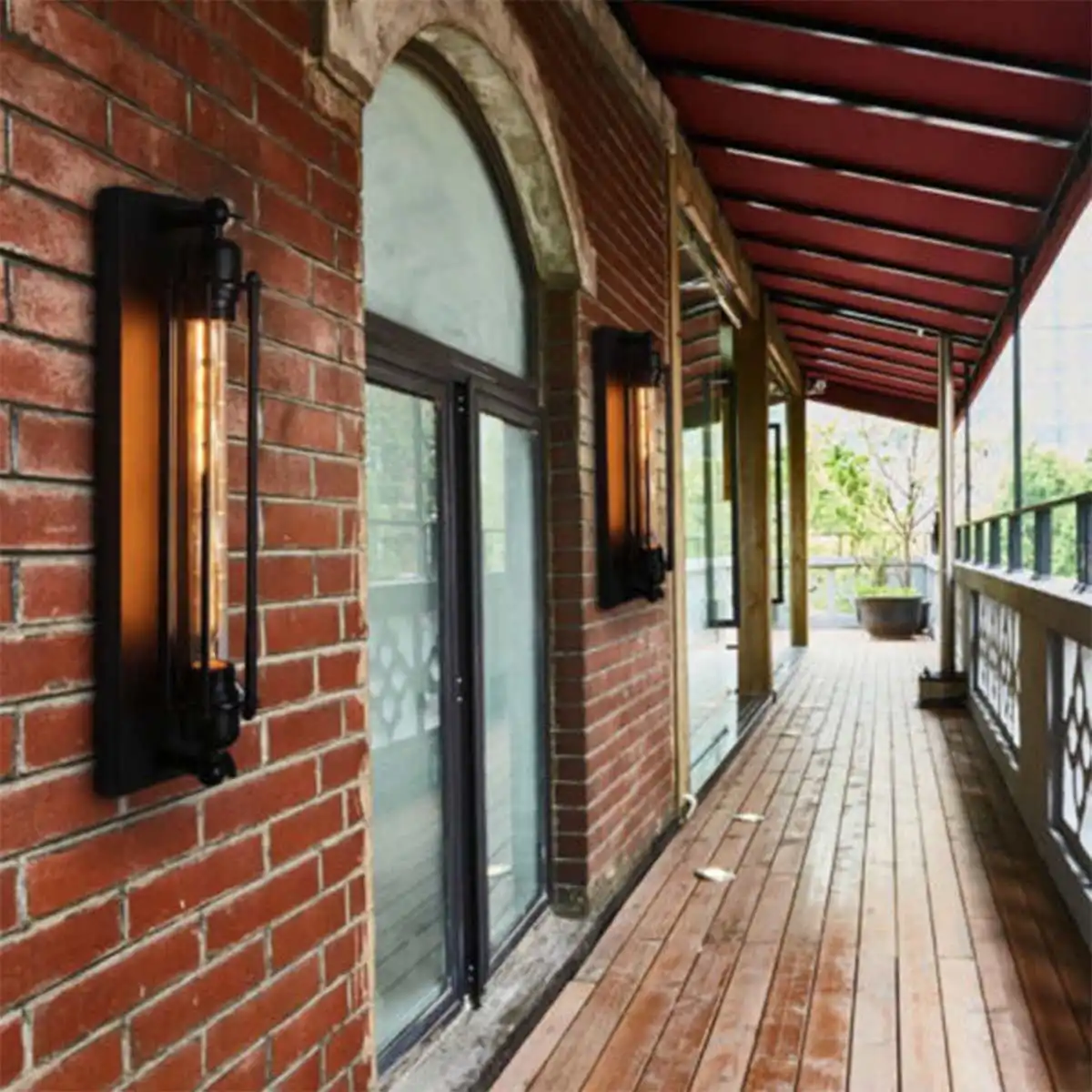 E27 креативный винтажный настенный светильник в стиле ретро для современного