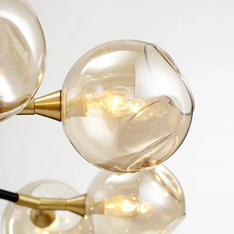 

europe led glass ball led crystal luminaire e27 pendant light chandelier hanging lamp modern chandelier hang bedroom