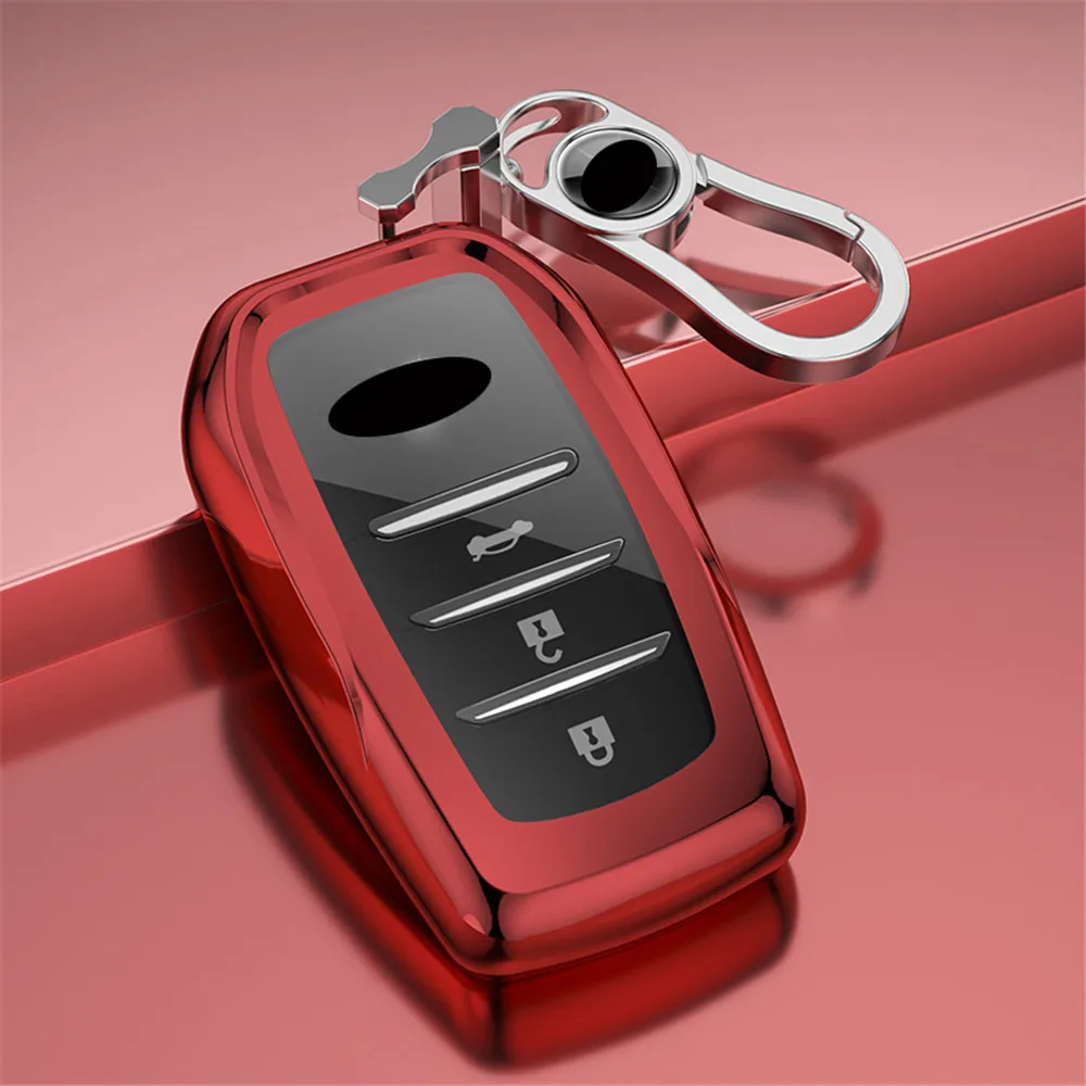 

TPU Car Key Case Cover For Toyota Hilux Fortuner Land Cruiser Camry Coralla Crown RAV4 Highland RIEZ PRADO Innova Accessories