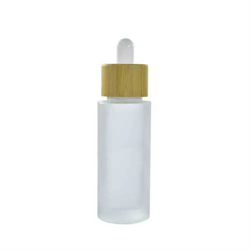 

engraving logo empty cosmetic containers 30ml 50ml 100ml 120ml 150ml frosted glass bottle dropper bottle wholesale
