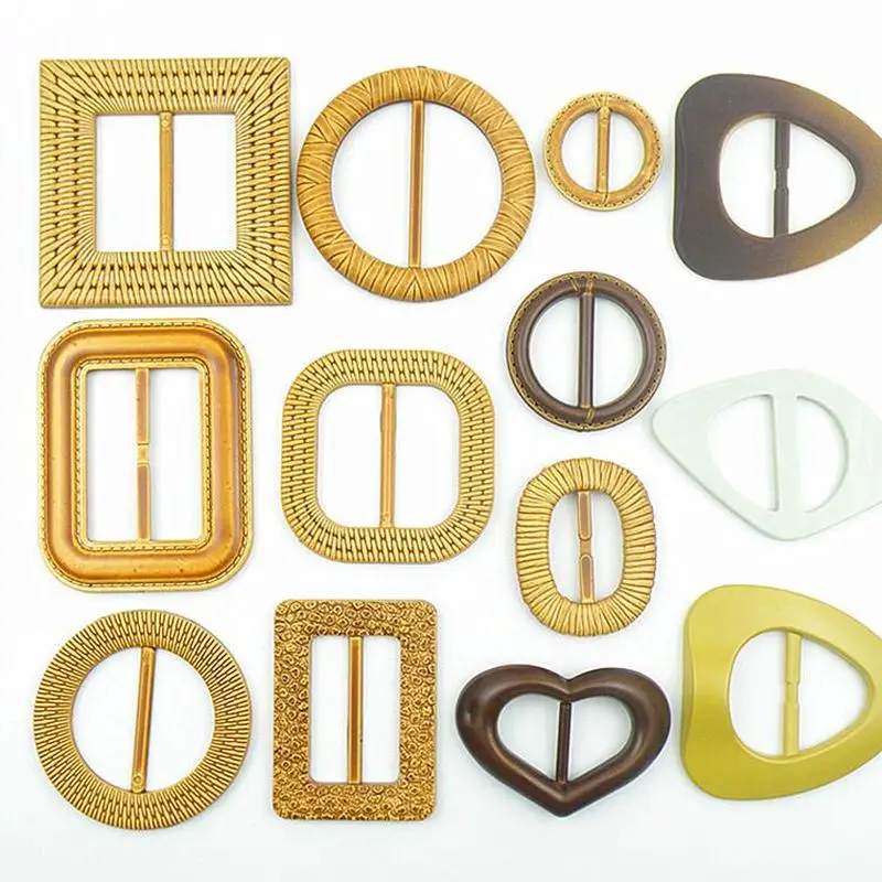 Пластиковая пряжка для ремня слайдер мужчин круглая квадратная Регулируемая