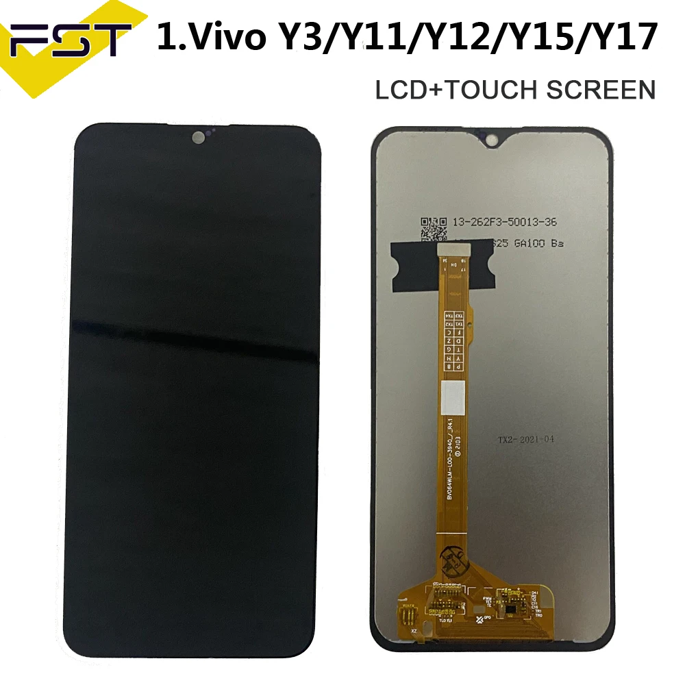 

6.35" Full Lcd For Vivo Y17 Y3 U3X Y11 U10 2019 LCD Display Touch Screen Digitizer Assembly For Vivo Y12 Y15 Lcd Screen Repair