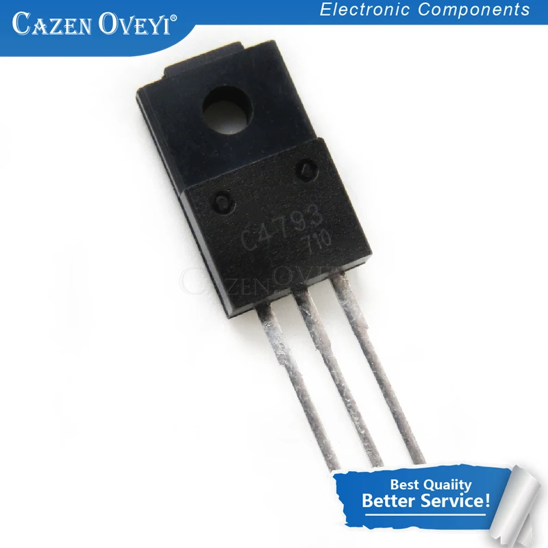 10pcs/lot 5pair 2SC4793 TO220 2SA1837 TO-220 C4793 A1837 230V 1A EACH and In Stock | Электронные компоненты и
