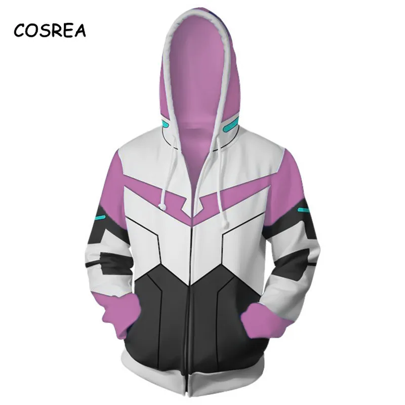 Укороченная Толстовка Voltron спортивный Свитшот Shiro/Keith/hunk/Pidge/с длинным рукавом