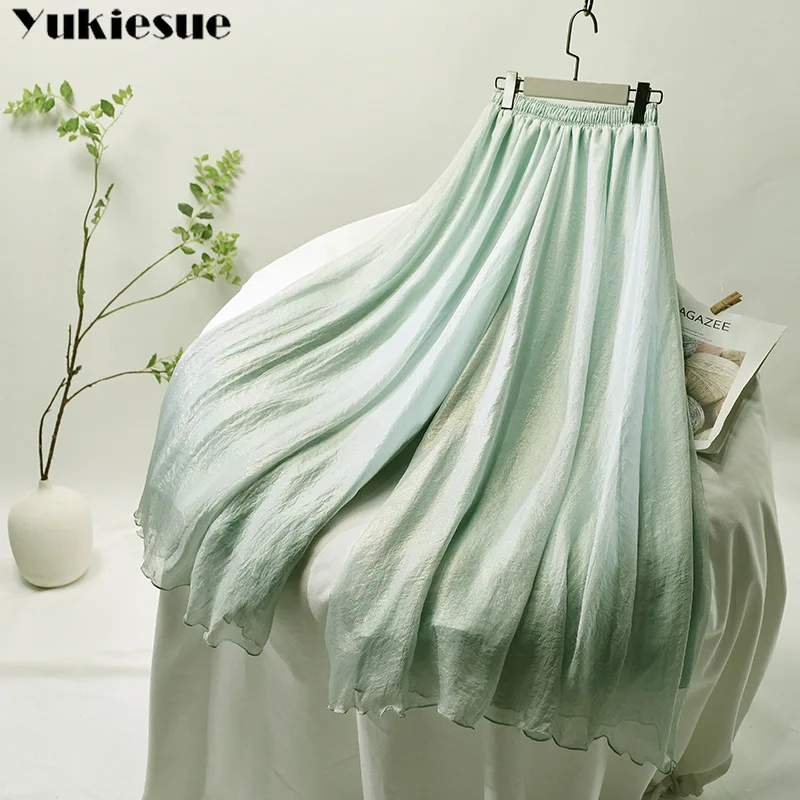 Женские брюки с высокой талией летние плиссированные Капри большого размера