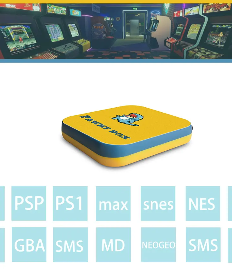 Супер игровая консоль Pawky Box для PS1/DC/N64/PSP 50000 + Ретро игровой плеер с беспроводными
