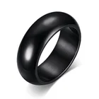 Кольца из нержавеющей стали для мужчин и женщин, простые круглые подарочные украшения для влюбленных пар, 7 мм