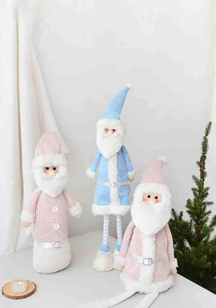 Рождественская Кукла Санта Клаус куклы с длинными ногами игрушки настольное