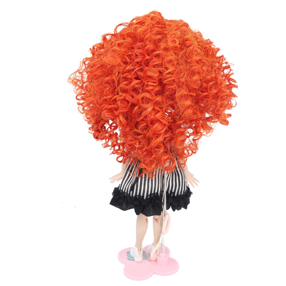 Лидер продаж оранжевый длинный волнистый парик для кукол Блай | Игрушки и хобби