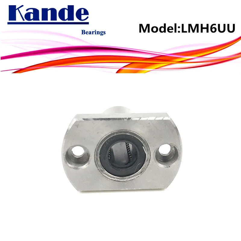 LMH6 UU 1 шт./лот LMH6UU круглый фланец линейный шарикоподшипник 6 мм для 3D принтера SMH6UU
