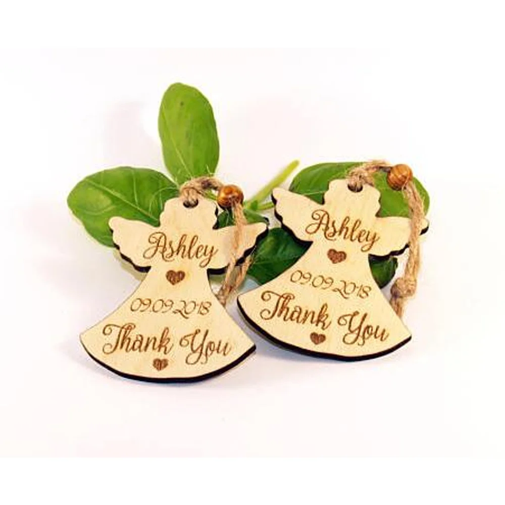 Именная бирка с именем ангела для крестины детского дня первого причастия