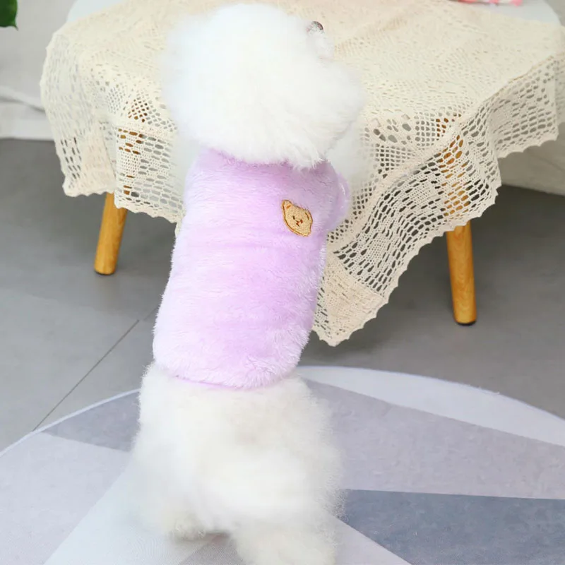 

Fleece Dog Clothes Winter Dog Hoodies Coat For Small Dogs Chiwawa York Pink Yellow Puppy Kitten Clothing Sweatshirt Sweaters XXL
