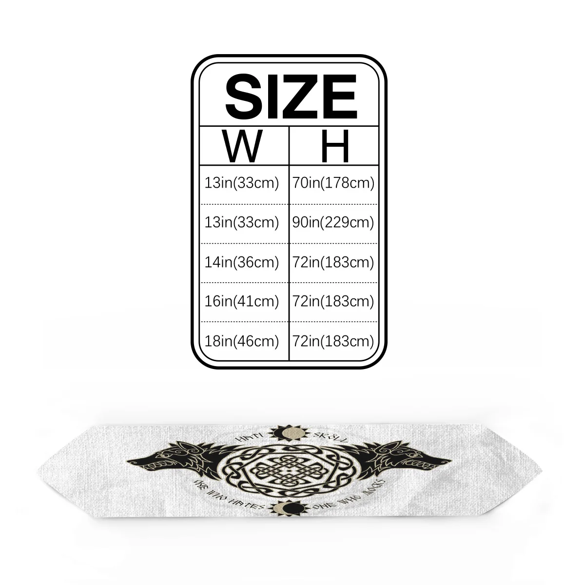 Викинг-Волк скатерть для украшения домашней вечеринки | Дом и сад