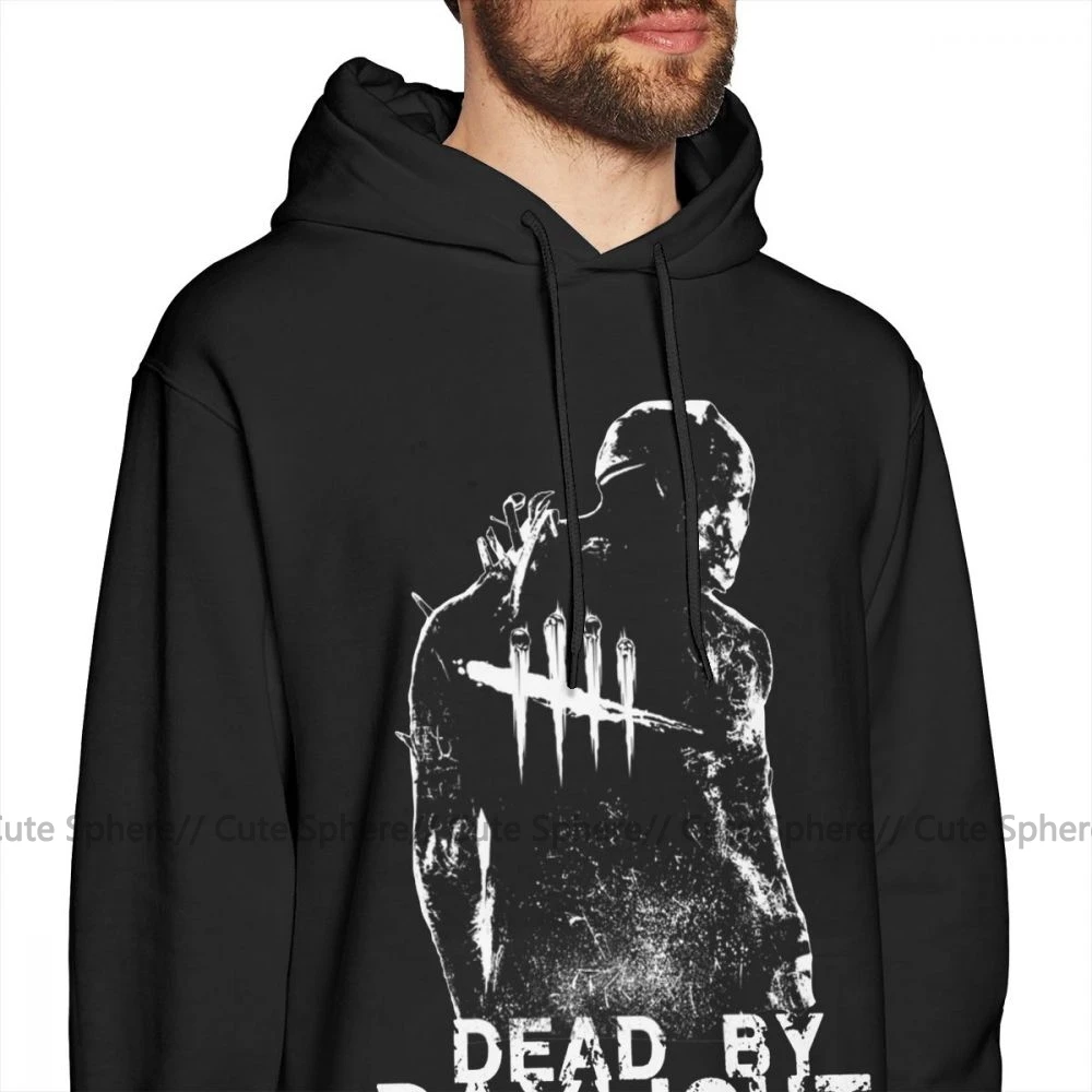 Толстовка Dead By Daylight, худи Dead By Daylight, теплый черный пуловер, толстовка с капюшоном для улицы, Длинные мужские хлопковые крутые толстовки оверсайз