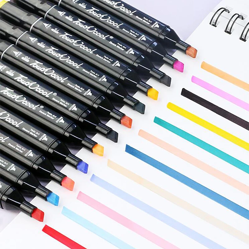 Двойная ручка - маркер двойная головка художественные маркеры для рисования 168