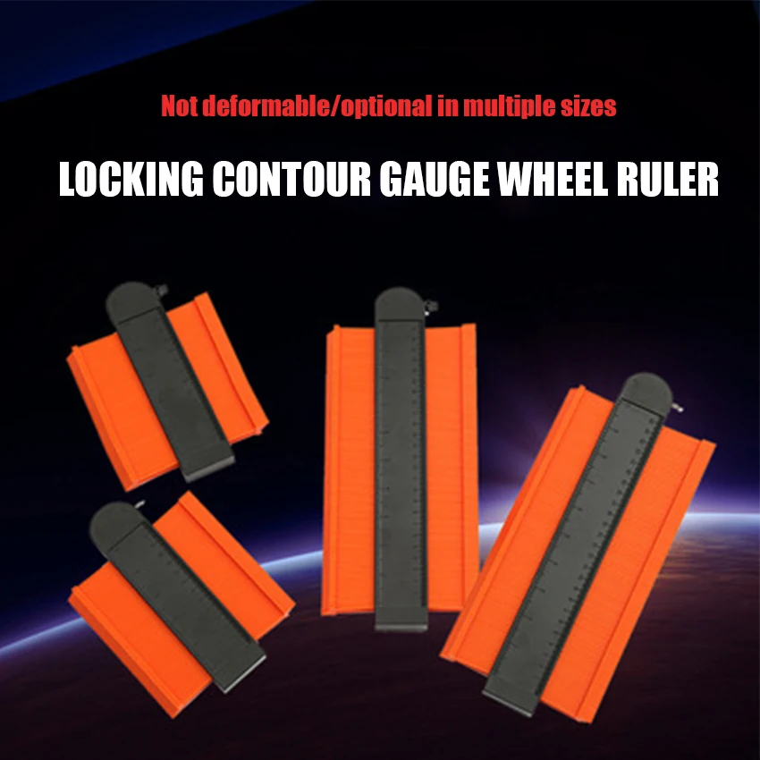 

5inch / 10inch Contour Gauge with Lock Profile Tool Precisely Copy Irregular Shape Duplicator Easy Cutting Profile Gauge