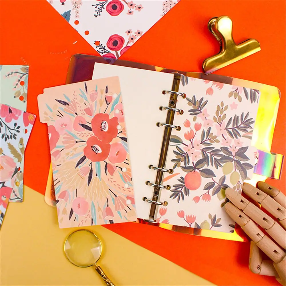 Индексная бумага A5 5 шт./компл. розовые разделители для блокнотов серии памяти