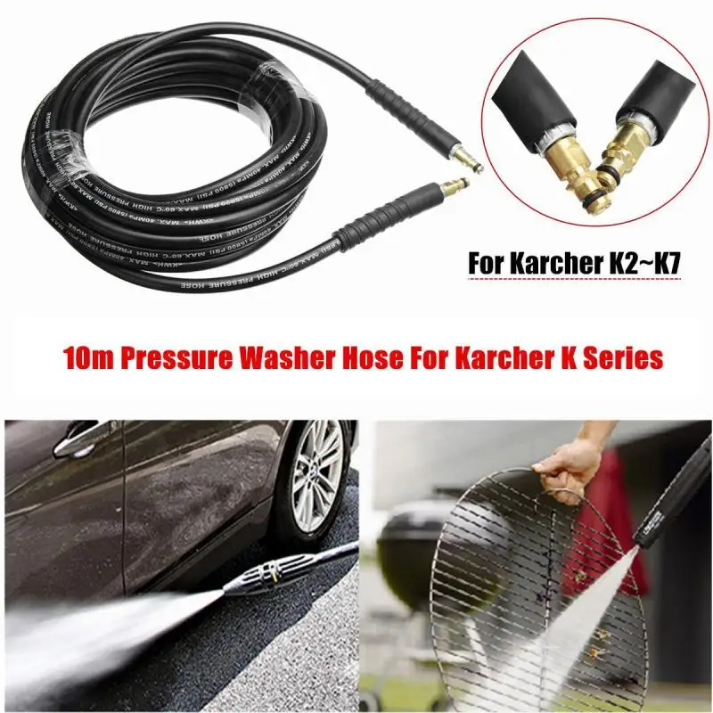 

Spare Water Cleaning Hose Car Wash Extension Connector High Pressure for Karcher K2 K3 K4 K5 K6 K7 Cleaning Connector