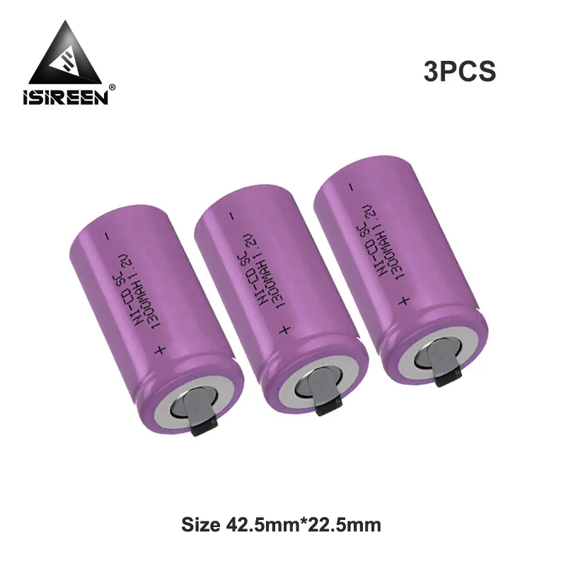 DIY 3 6 V 4 8 6V 7 2 9 аккумуляторные батареи 1 1300mAh Subc CD Ni c перезаряжающийся батареей SC Ni-CD