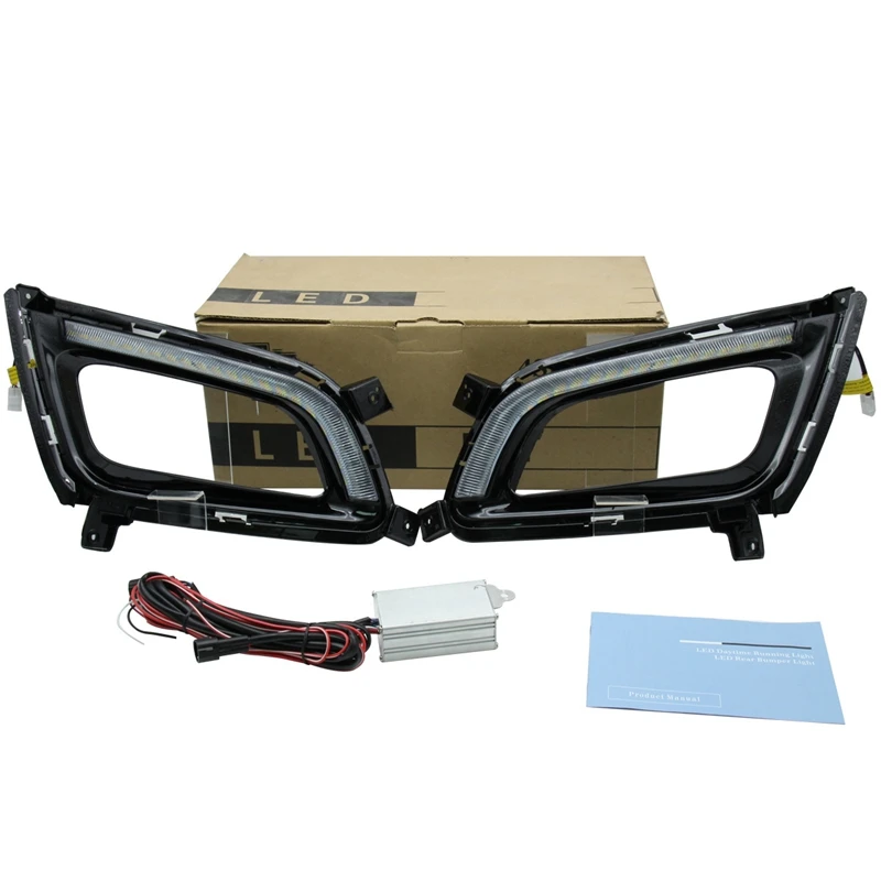 

2Pcs for Kia Optima K5 2014-2015 with Yellow Light Car LED Daytime Running Lights