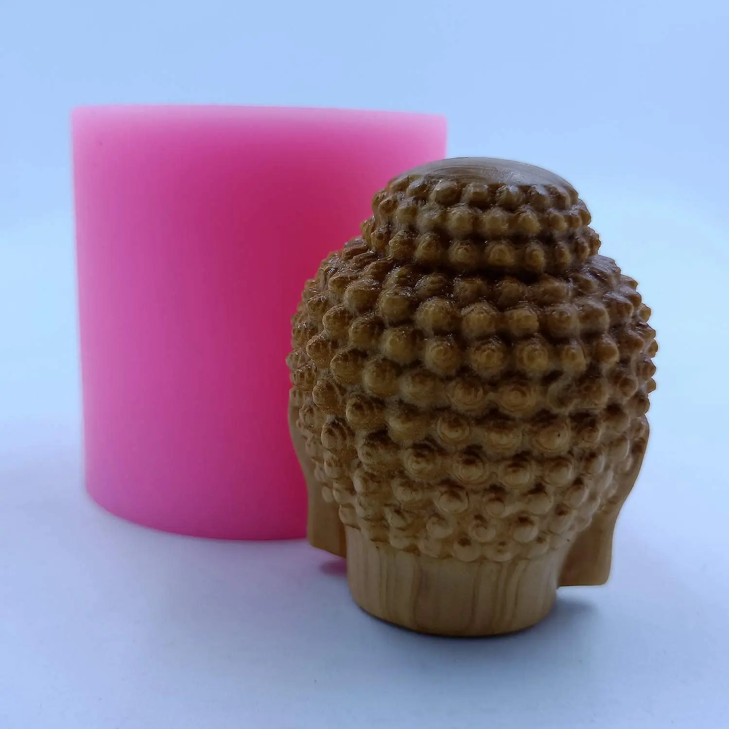 Мини-форма для мыла в виде головы Будды силиконовая форма свеч восковые формы