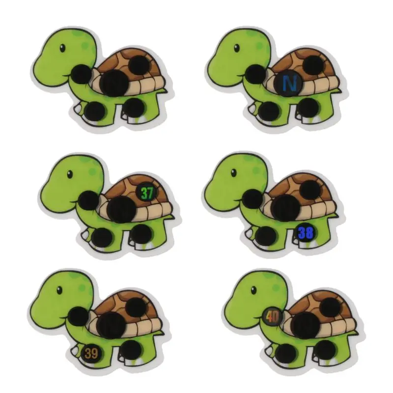 Термометр-наклейка для детей 3 шт./карточки | Инструменты