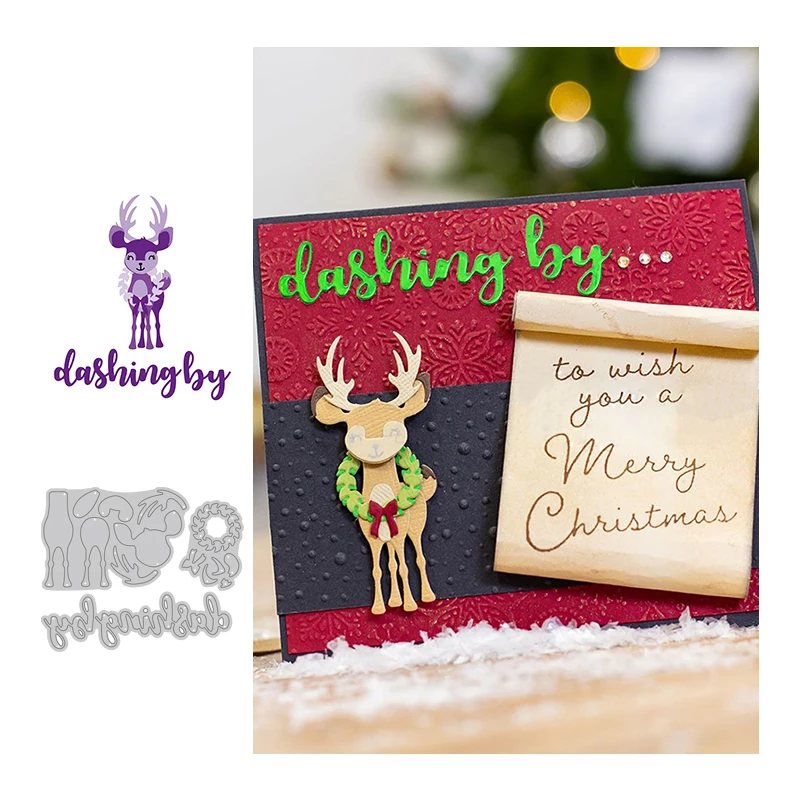 Девушка Санта Пингвин птица ремесло металлическая рамка шаблоны Скрапбукинг