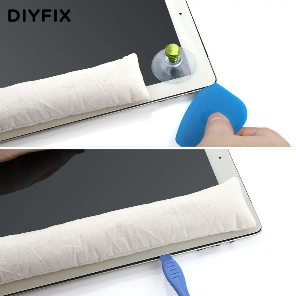 6Pcs Ufix Split Screen Heat Melting Bags Strip Disassemble Tool For iPhone Remover Melt Adhesive With Knife Pry Card | Инструменты
