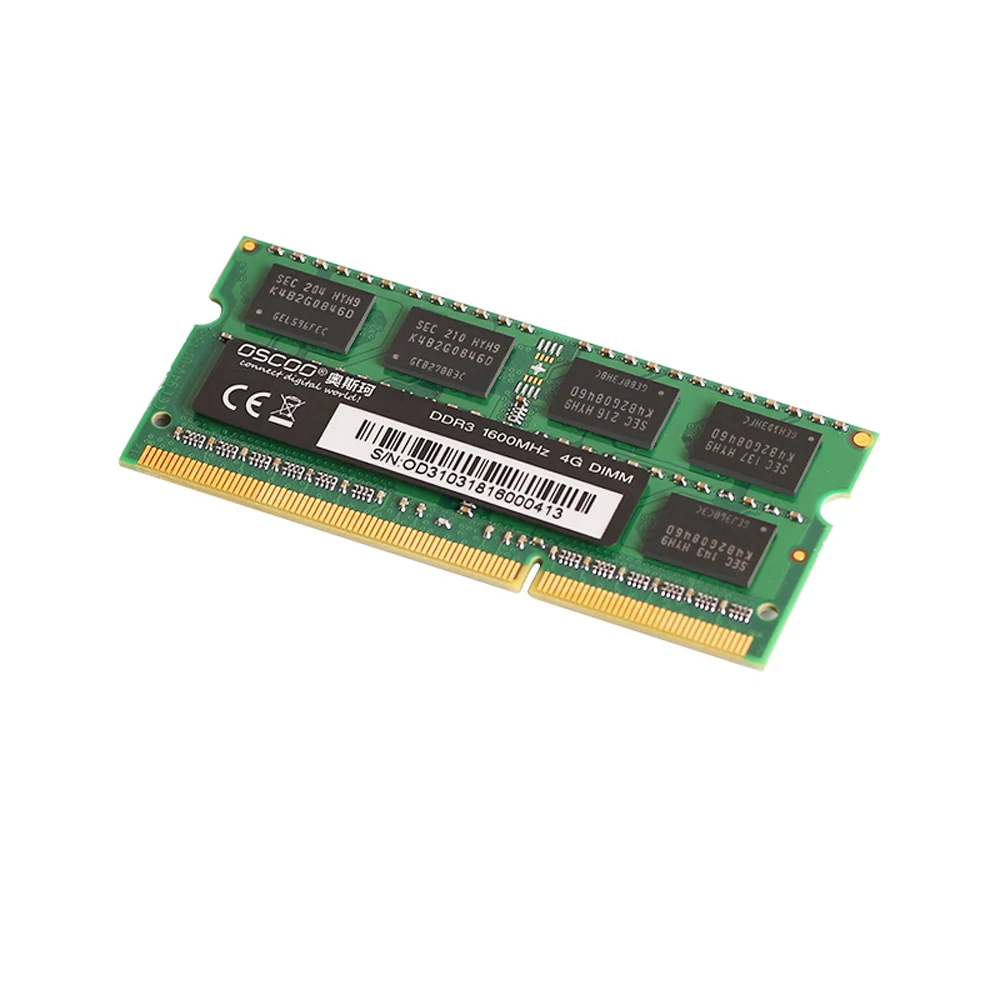 Ноутбук Оперативная память DDR3 4 ГБ 2 8 1600 МГц SO DIMM D OSCOO пожизненная