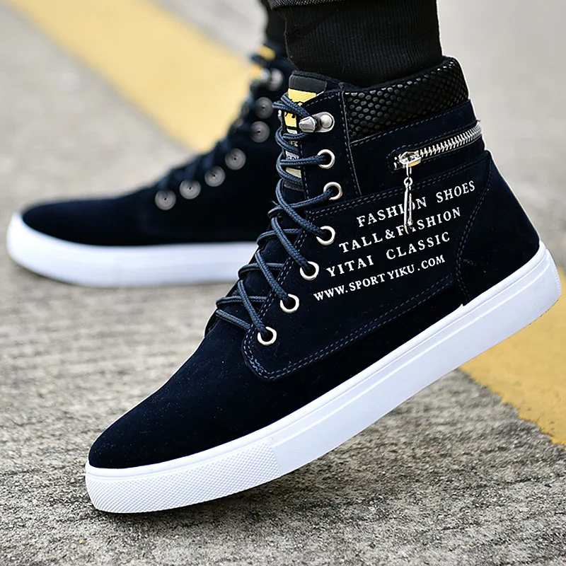 

Ankle Boots Warm Men Snow Boots Winter Lace-up Men Shoes Nice Hot Arrival Vogue Flock Plush Winter Boots Men Size Rty67
