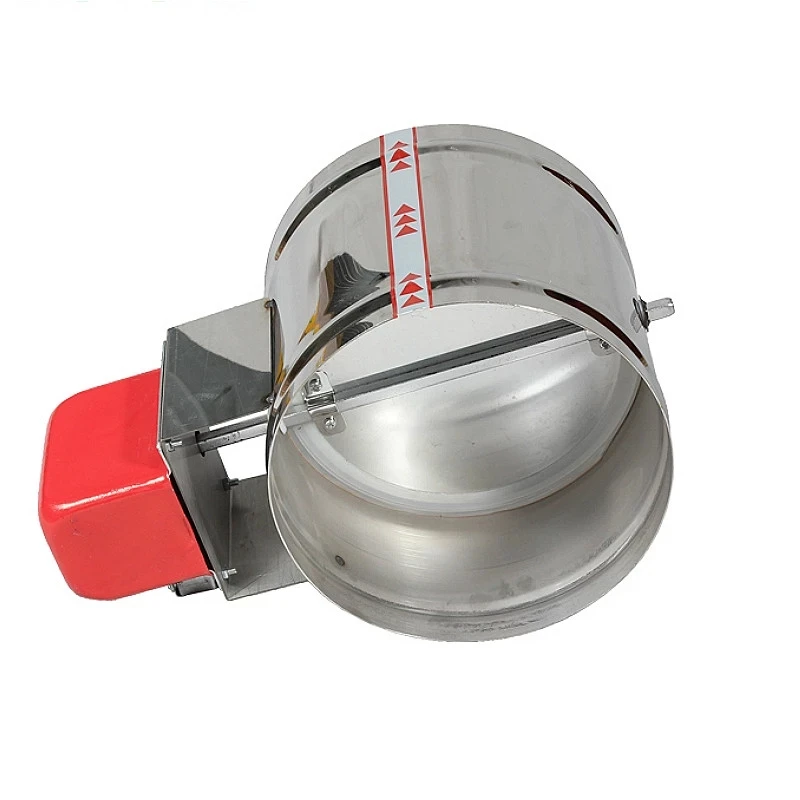 200 мм нержавеющая сталь воздушный Демпферная заслонка высокая термостойкость