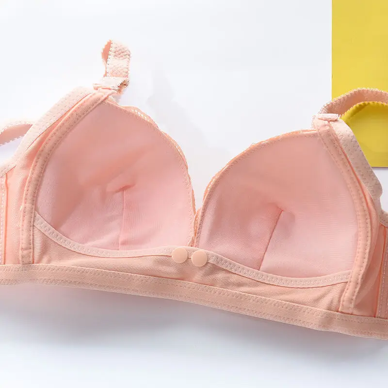 

Wire Free Front Closure Breastfeeding Maternity Nursing Bra Pregnant Women Sleeping Bras