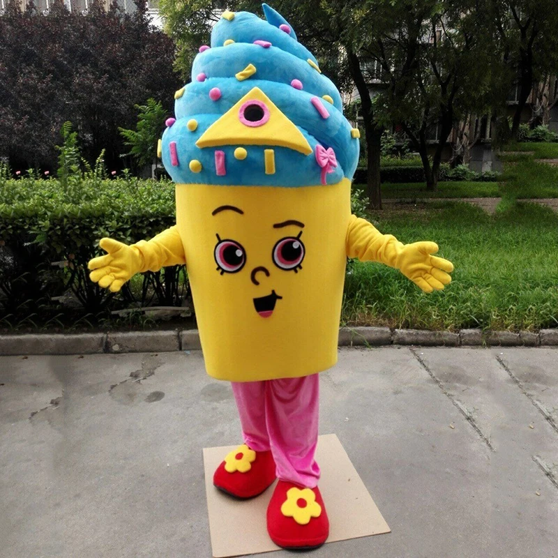 Ice Cream Cosplay Party Mascot Costume Game Dress-up Outfit Clothing Advertising Interesting Apparel Cartoon Character Clothes