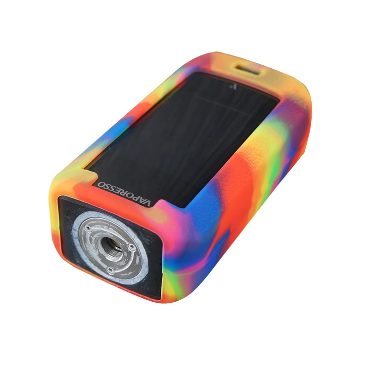 2шт. защитный силиконовый чехол для Vaporesso Luxe 220W Mod Pod Vape текстура Крышка Резиновая кожа Обернуть рукав соответствуют Luxe 220W.