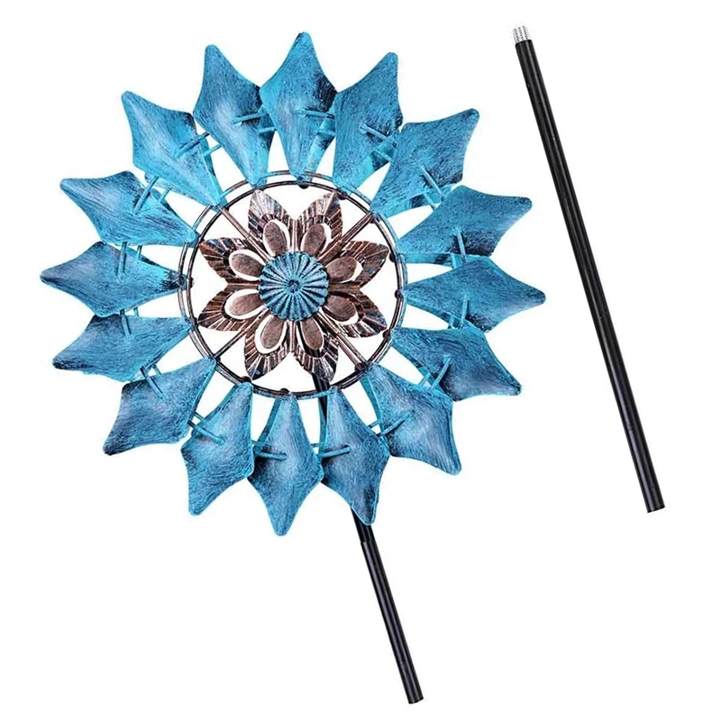 

Windmill Multicolor Wind Spinners Windmill Wind Spinner Garden Yard Decoration for Outdoor Yard Lawn & Garden