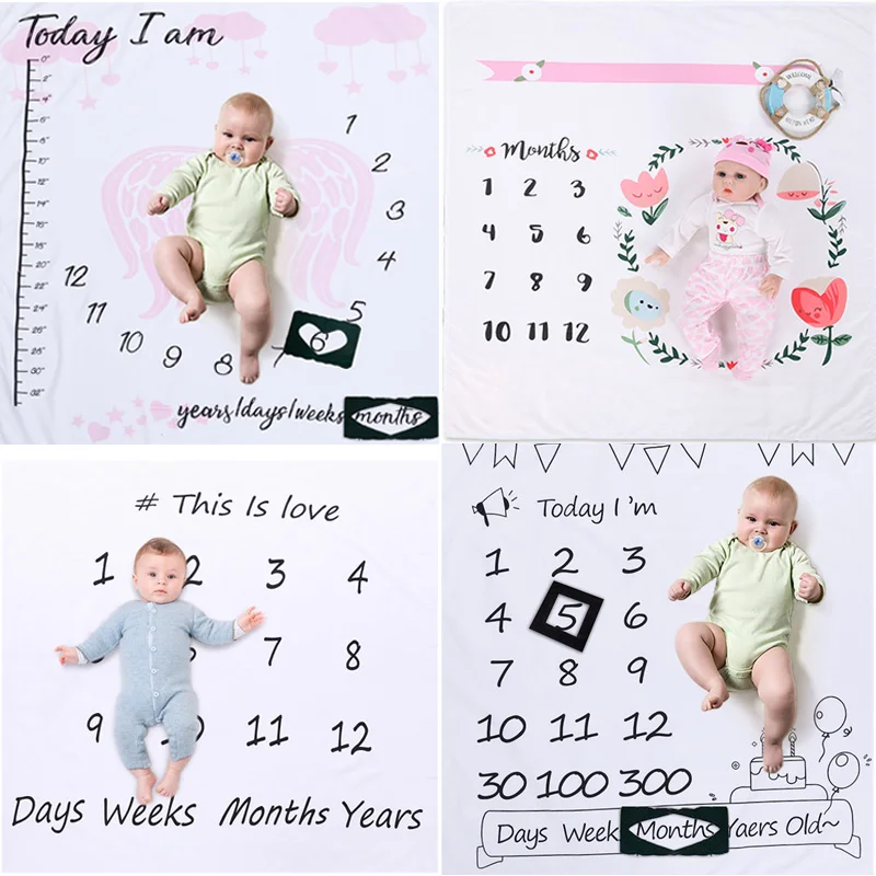 Детские Постельные одеяла для новорожденных, милые цветочные DIY реквизиты для фона фотографии, Пеленальное Одеяло в кроватку, купальное полотенце