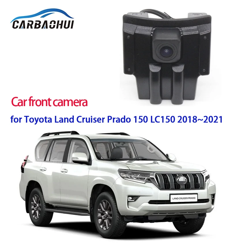 CCD Car Front View LOGO Camera for Toyota Land Cruiser Prado 150 LC150 2018- 2022 Highlander 2012 2013 Night Vision Waterproof