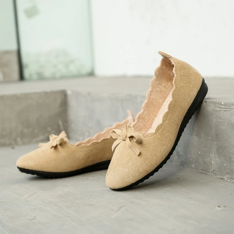 Женские замшевые туфли на плоской подошве со шнуровкой в стиле ретро Женская