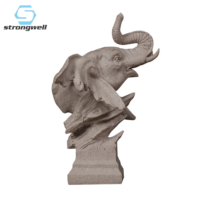 Strongwell модная статуя слона из смолы аксессуары для украшения дома ручная работа