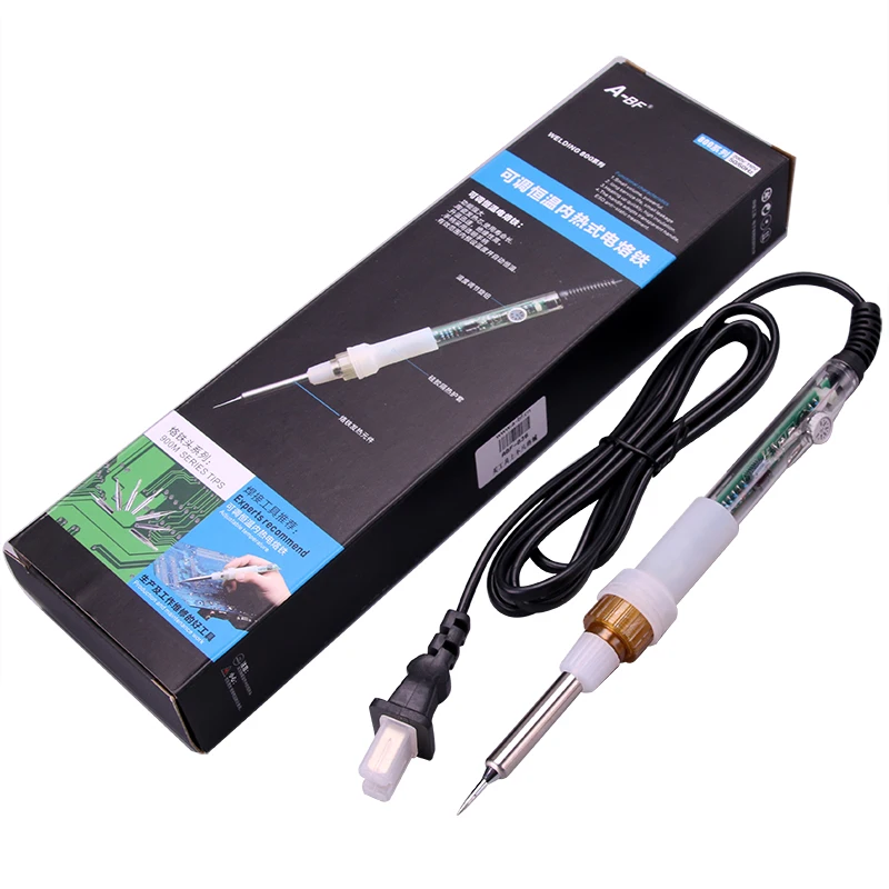 

A-BF 836 Digital Soldering Iron Set LCD Display Temperature Adjustable New Solder Iron Kit 60W Durable Heat Pencil Set 220V