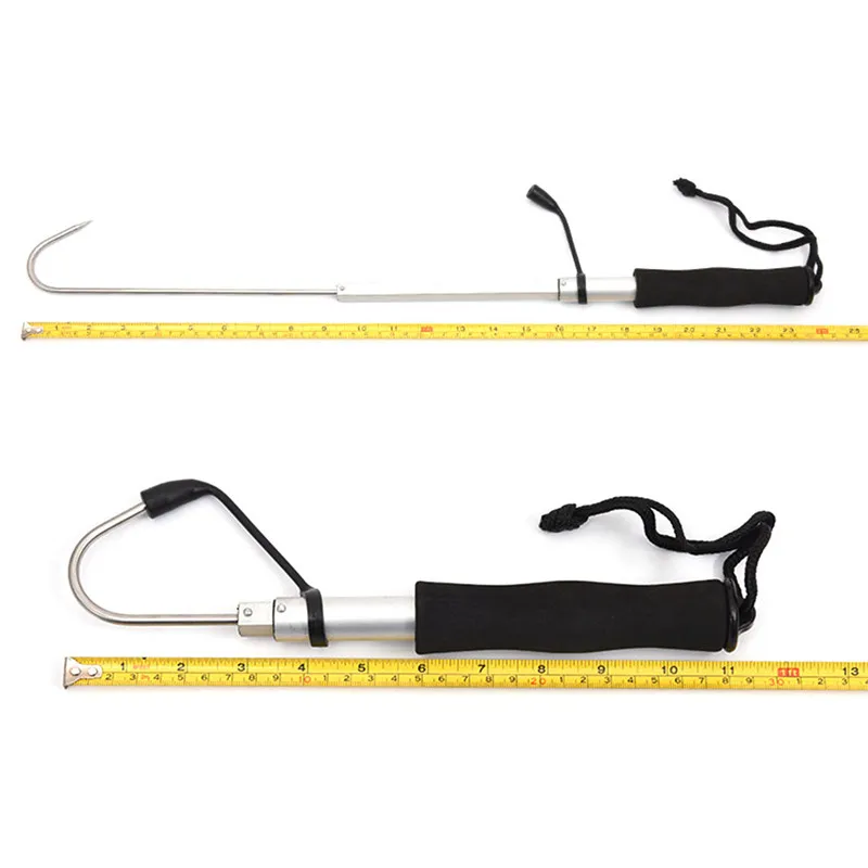 60/90/120 см морской Телескопический рыболовный Гафель Алюминий сплав рыболовли