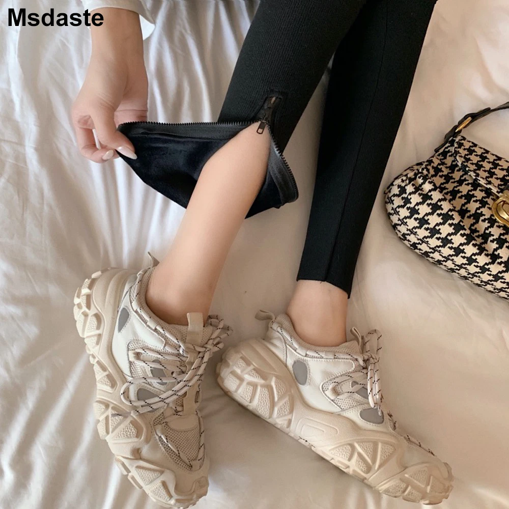 Warm Leggings Women Winter Wear Knitted New Elastic Sweatpants Velvet Female Pants Black Grey Skinny Slim Leg Young Ladies Pants