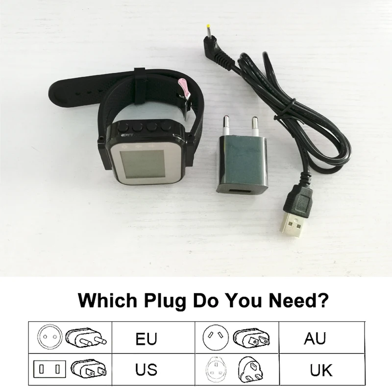 Беспроводная система вызова в супермаркете с 1 часами-приемником и кнопками