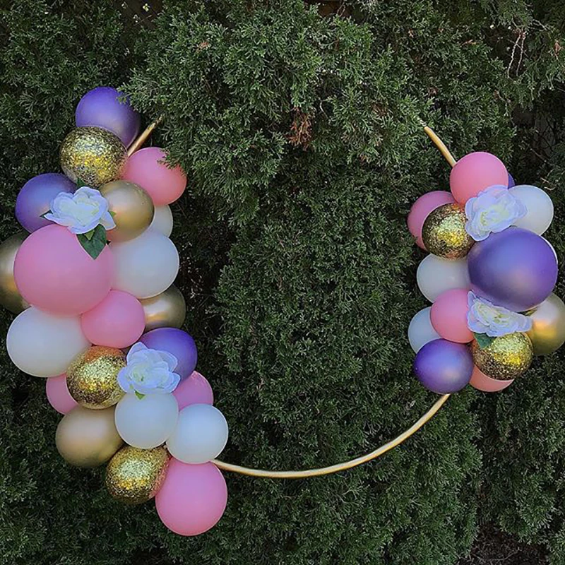 58/78 см круглый пластиковый шар кольцо гирлянда круг обруч Свадьба Арка детский