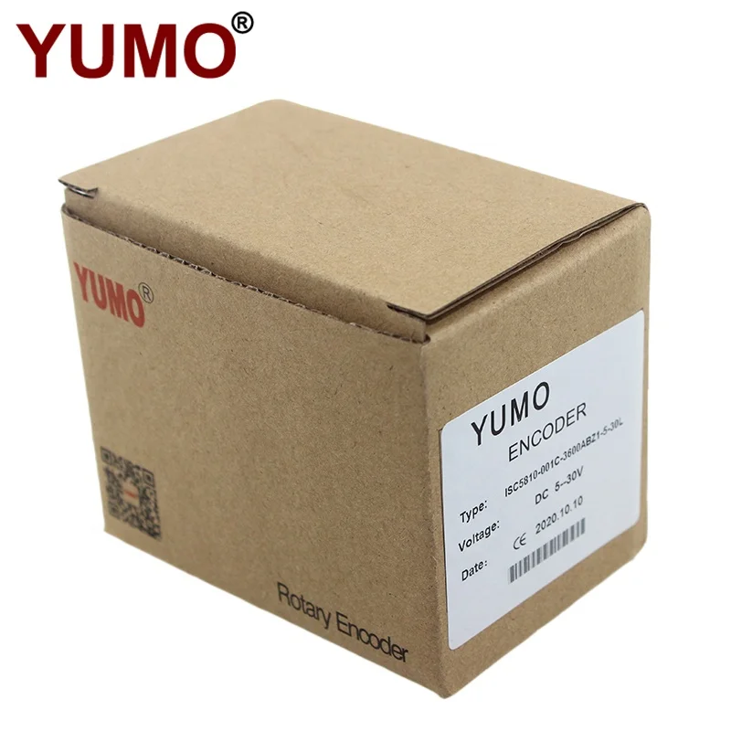 

YUMO Hot sale solid shaft incremental Rotary Encoder ISC58 DC5V with ABZ phase