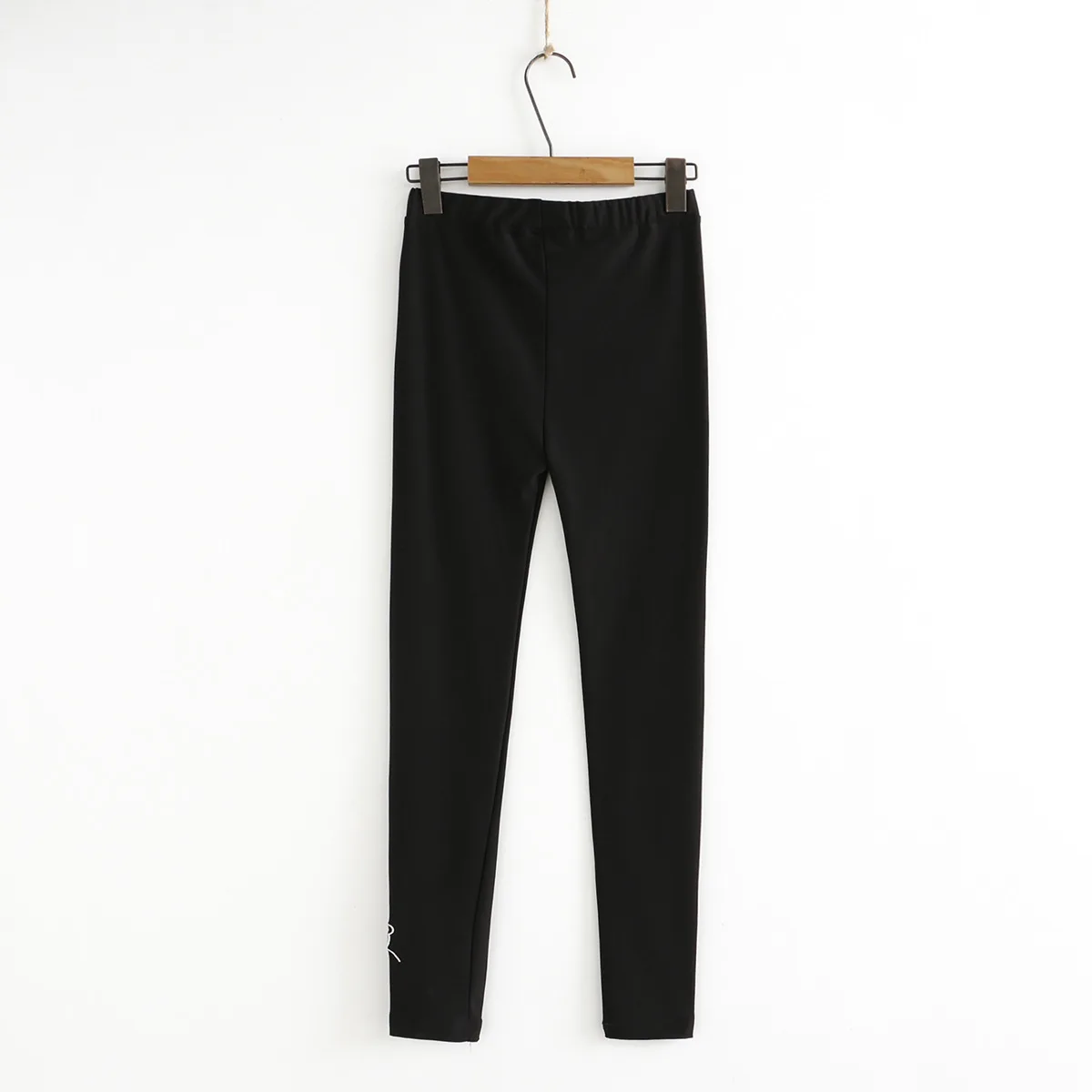 Вышитые леггинсы размера плюс женские обтягивающие брюки карандаш весна 2020 с