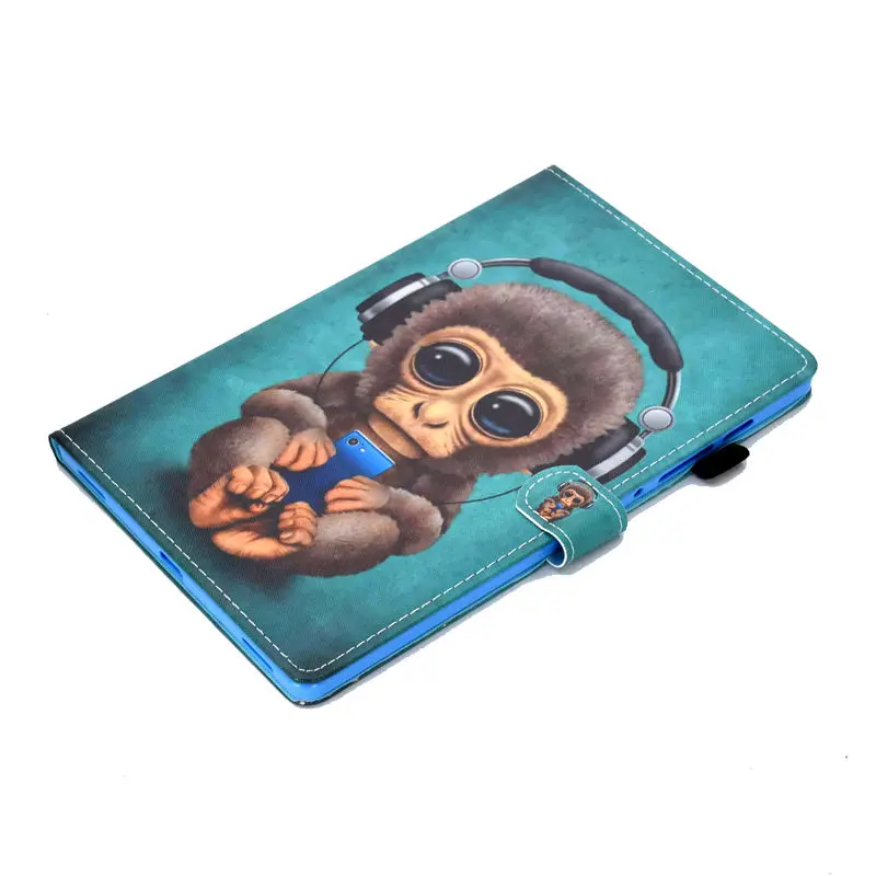 Чехол для samsung Galaxy Tab S6 10,5 SM-T860 SM-T865 T860 10,", чехол для планшета с изображением обезьяны из мультфильма, чехол+ подарок